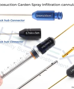 Infiltration luer lock cannula