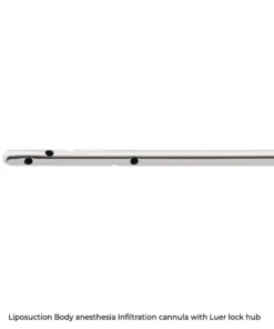 Body anesthesia Infiltration cannula with Luer lock hub