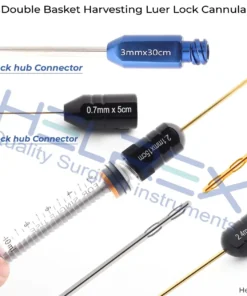 Lipo Double Basket Harvesting Luer Lock Cannula