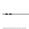 Dual Port Luer lock cannula