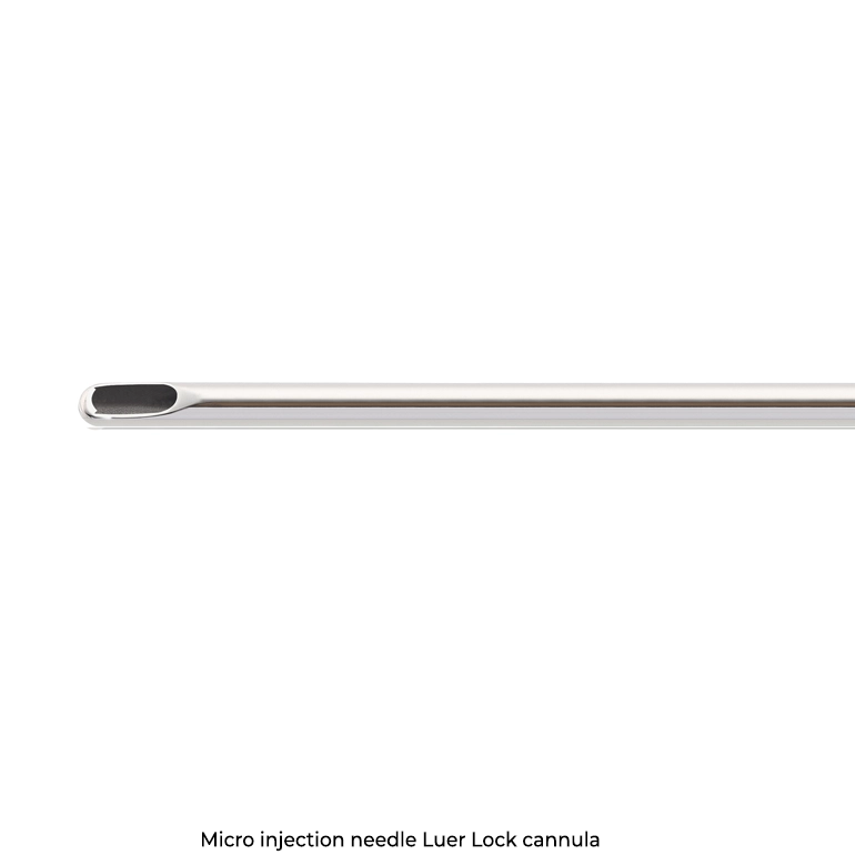 Micro injection needle Luer Lock cannula