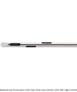Spatula tip 3 port 60° degree index Luer lock liposuction cannula