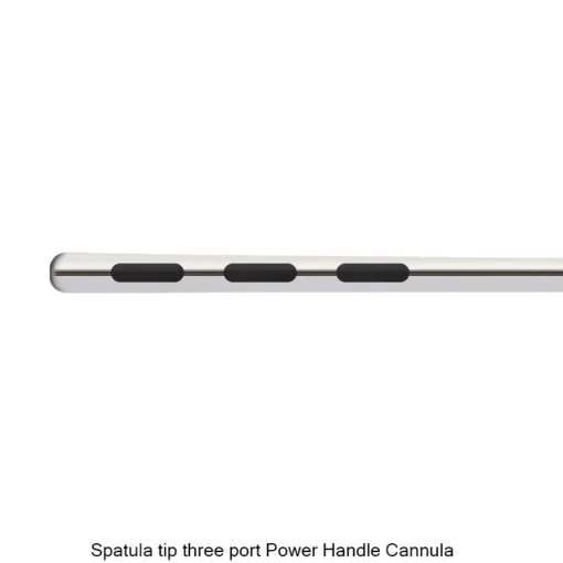 Spatula tip three port Power Handle Cannula