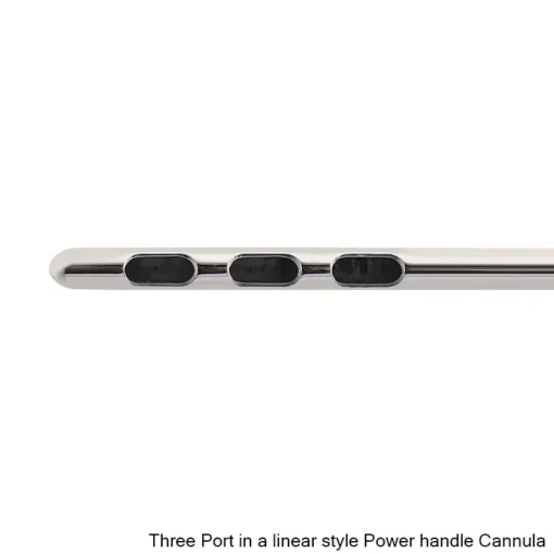 Three Diagonal Port in a linear style Power handle Cannula