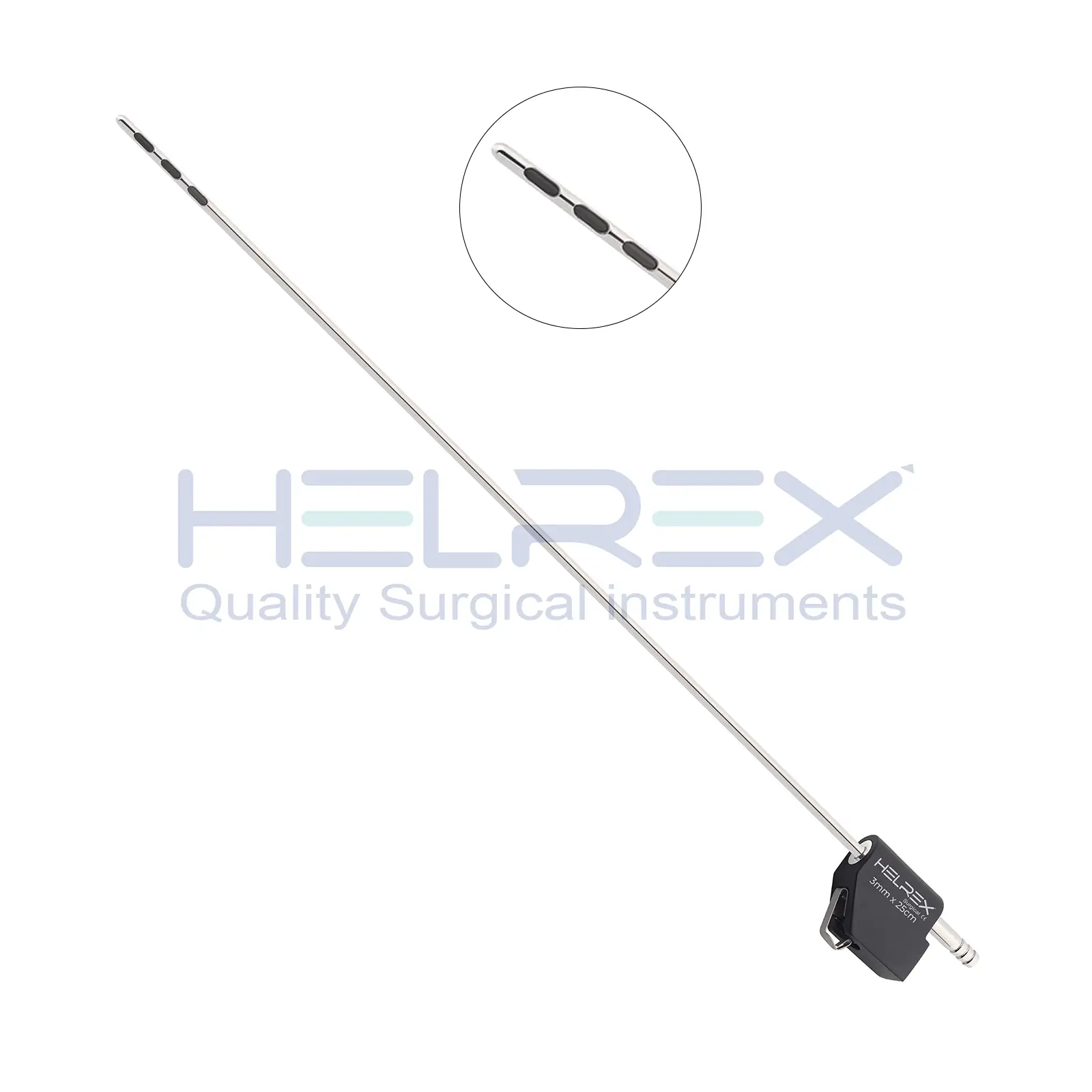 3 Port MicroAire®-Type Power Hub cannula in a linear style