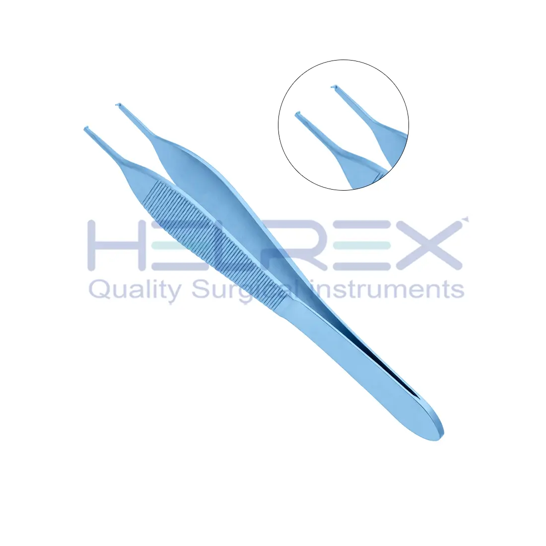 Adson 12.0 cm, smooth, 1x2 teeth, Titanium