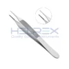 Adson Delicate 12.0 Cm, Smooth, TC 15.0 Cm, Cross Serrated, TC