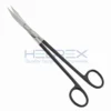 Aston Facelift Curved SuperCut Serrated Scissors stainless steel
