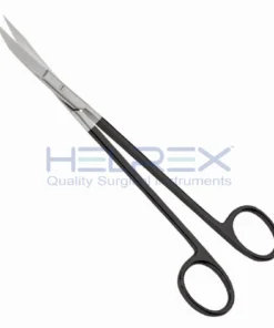Aston Facelift Curved SuperCut Serrated Scissors stainless steel