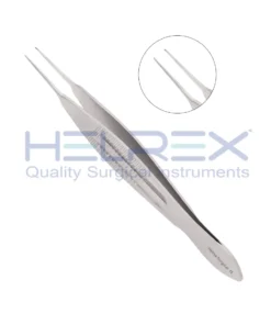 Castroviejo 10.5 cm, 1.5 mm Tip, 1x2 Teeth, With Platform / 3 mm Tip