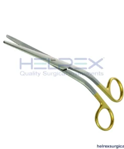 Plastic surgery Cottle Hard-Line Tungsten Carbide Scissors, 6-1/4″ (16cm), Angled