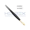 Cushing Insulated Onyx Forceps, 7″ (18cm), 4000 Jaw