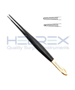 Cushing Insulated Onyx Forceps, 7″ (18cm), 4000 Jaw