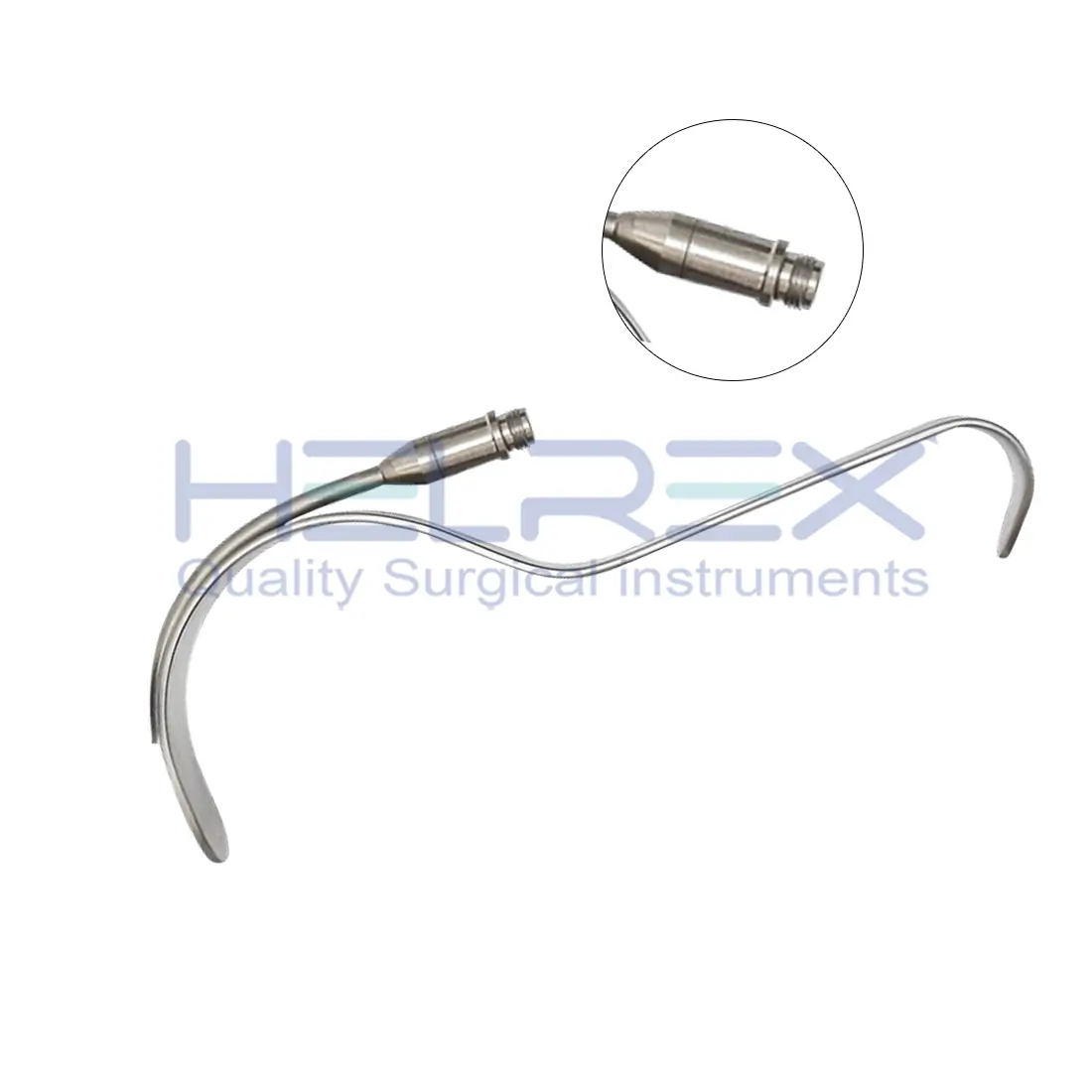 Deaver 20.0 cm, retractor with fberoptic