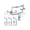 Dingman Mouth Gag complete 16.6 cm frame, 3 tongue blades