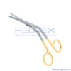 Plastic surgery Fomon Serrated Hard-Line Tungsten Carbide Scissors 5-1/2″ (14cm), Angled