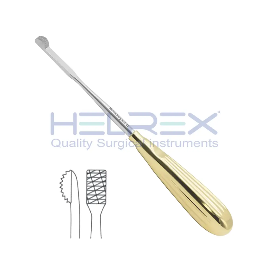 Plastic Surgery Instrument Glabella-Nasal-Rasp