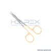 Plastic surgery Goldman Fox Serrated Hard-Line Scissors 5″ (12.5cm) Tungsten Carbide