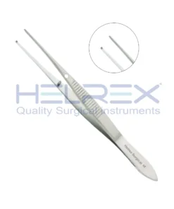 Graefe Iris Forceps, 10.0 Cm, Smooth, 1x2 Teeth