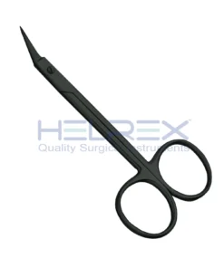 Gunter Serrated Ceramic-coated Scissors, 4-1/2″ (11.5cm) Angled