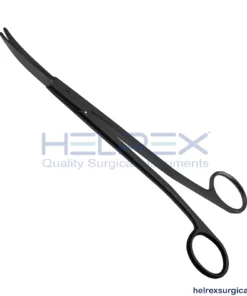 Kaye-Freeman Serrated Ceramic Coated Scissors, 7″ (18cm), Curved