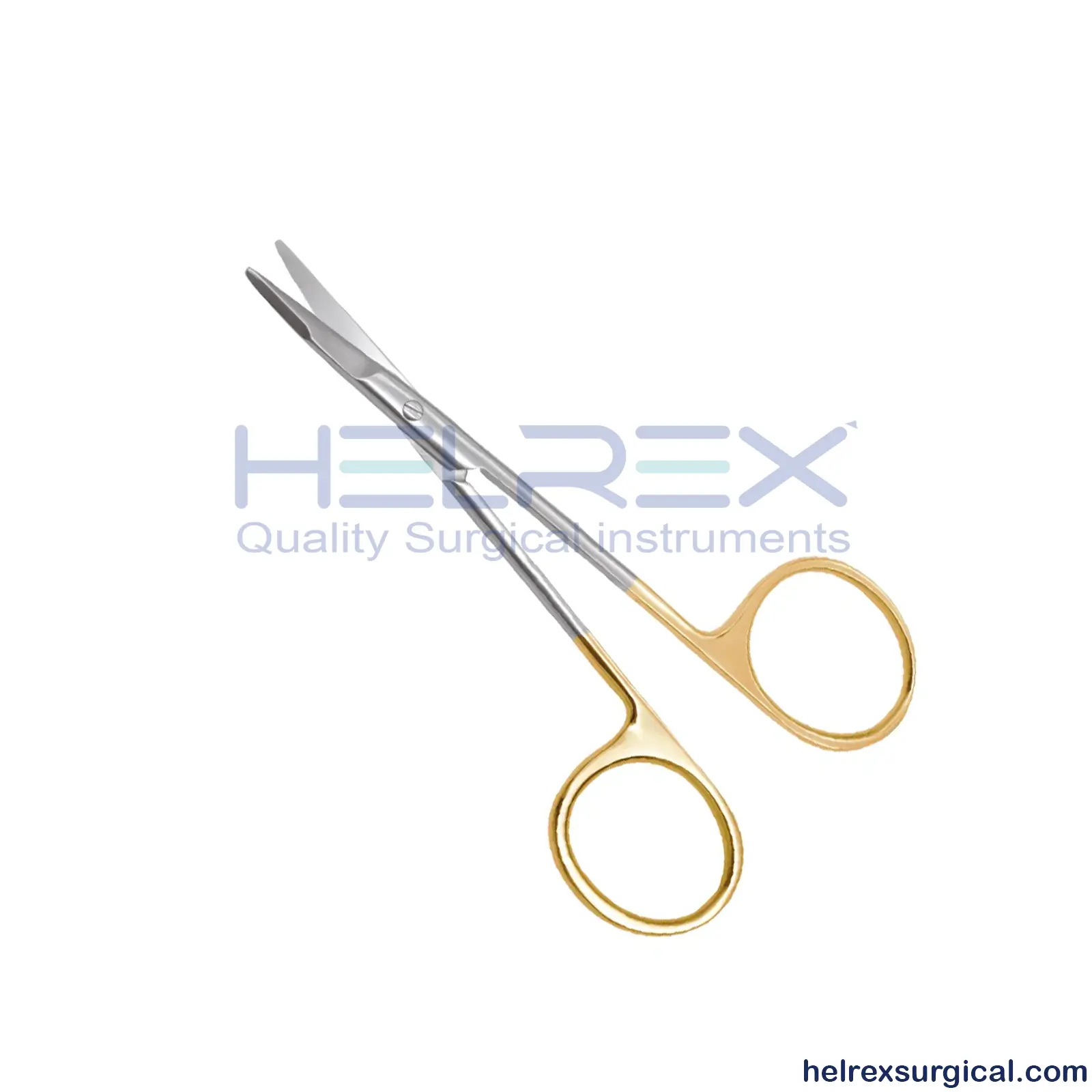 Plastic surgery Kaye Serrated Hard-Line Tungsten Carbide Scissor 4-1/2″ (11.5cm), Curved