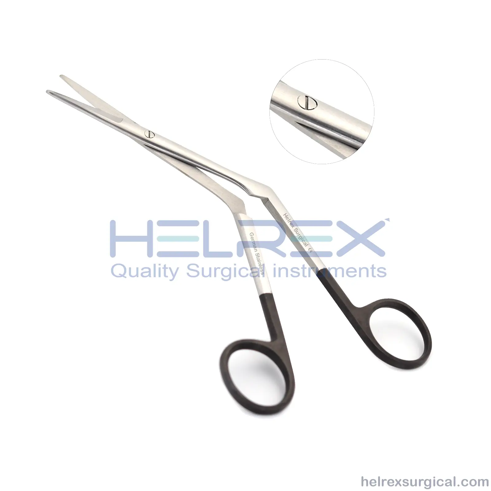 Plastic surgery Knight Supercut Serrated Scissors Angled, 7″ (18cm)
