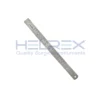 Ruler graduated in mm and inches