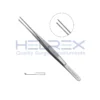 Semken Tissue Forceps, 6″ (15.0cm), 1×2 Teeth, Straight