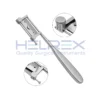 Silver Dermatome Skin Graft Knife