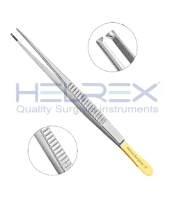 Skinner Forceps - Tungsten Carbide Serrated 1x2 Teeth