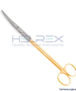Tessier Facelift Hard-Line Tungsten Carbide Scissors, 6-1/2″ (16.5cm), Curved