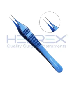 Titanium Gorney-Adson Forceps, 4-3/4″ (12cm), 1×2 Teeth, Diamond Dust™ Jaw