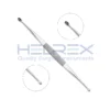 WILLIGER Bone Spoon Length 5¼" (13.5 cm), Oval, Sharp
