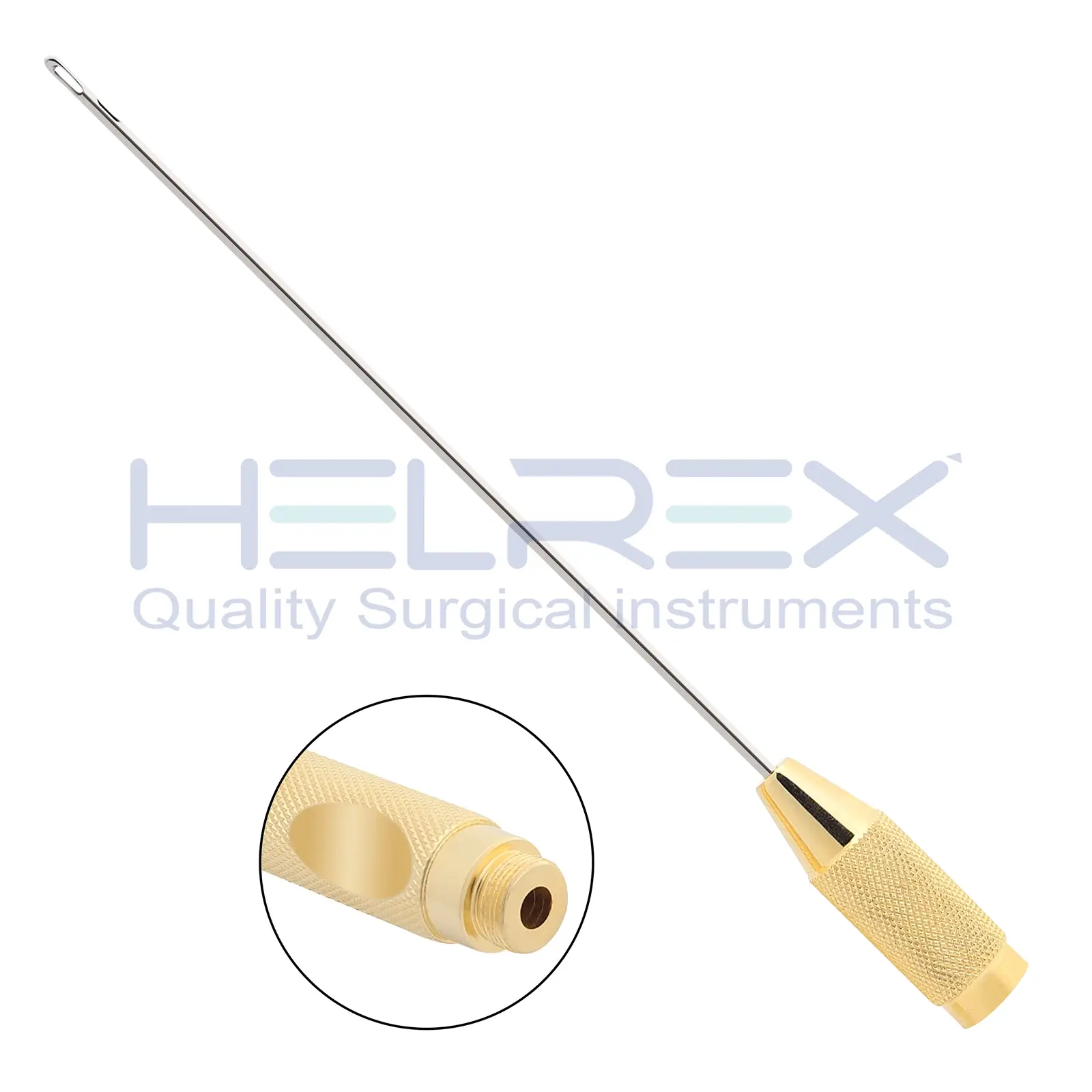 Keel Cobra Style Harvesting Nouvag Threaded Hub Cannula of Plastic surgery